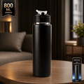 Stainless Steel Sports Water Bottle (Approx 500ml)