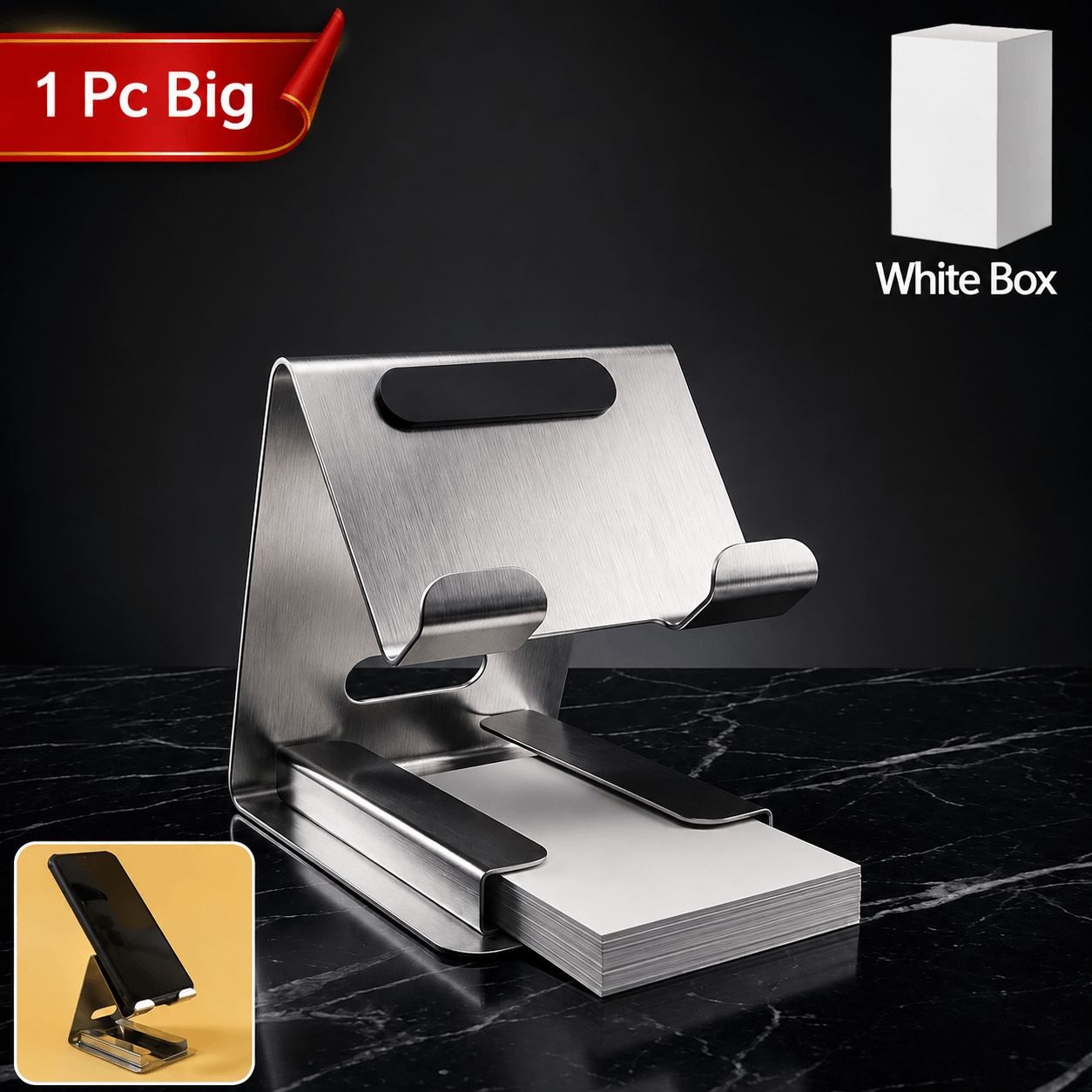 Premium Big Desktop Mobile Phone Stand Holder For Smartphones (1 Pc)